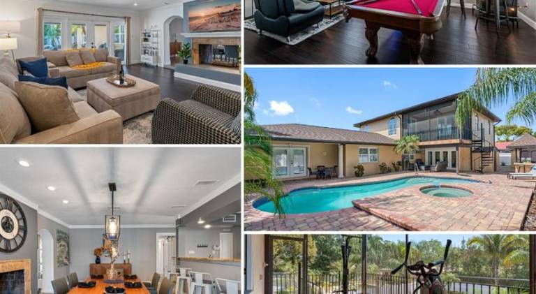 House with pool & jacuzzi | Perfect for remote work in Tampa, FL