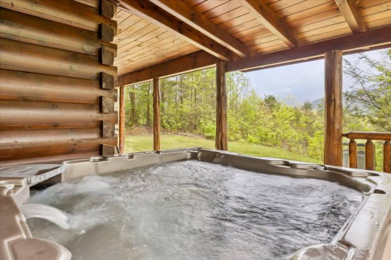 Looky Yonder Cabin by Beyond Expectations with Hot Tub — photo 2