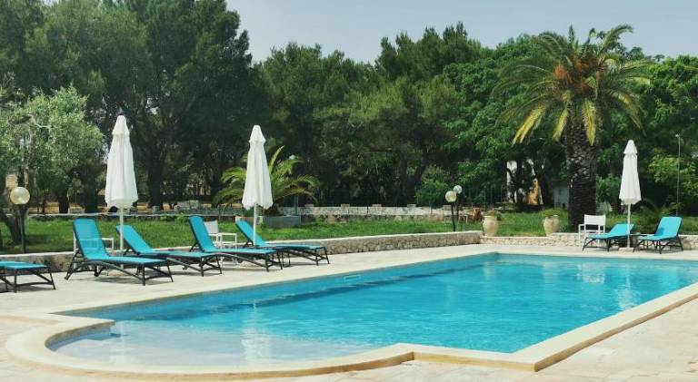 Lovely serviced apartment with garden, private pool & patio | Pet-friendly in Santa Cesarea Terme