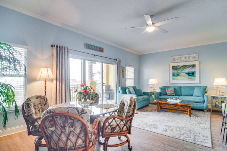 Treasure Island Condo Gulf View Balcony