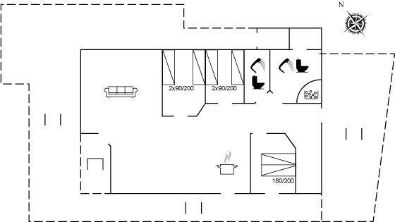 111 m² Ferienhaus ∙ 3 Schlafzimmer ∙ 6 Gäste – Bild 34