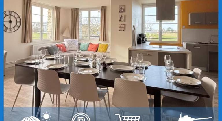 Rental apartment | Next to the beach | Pet-friendly in Bayeux