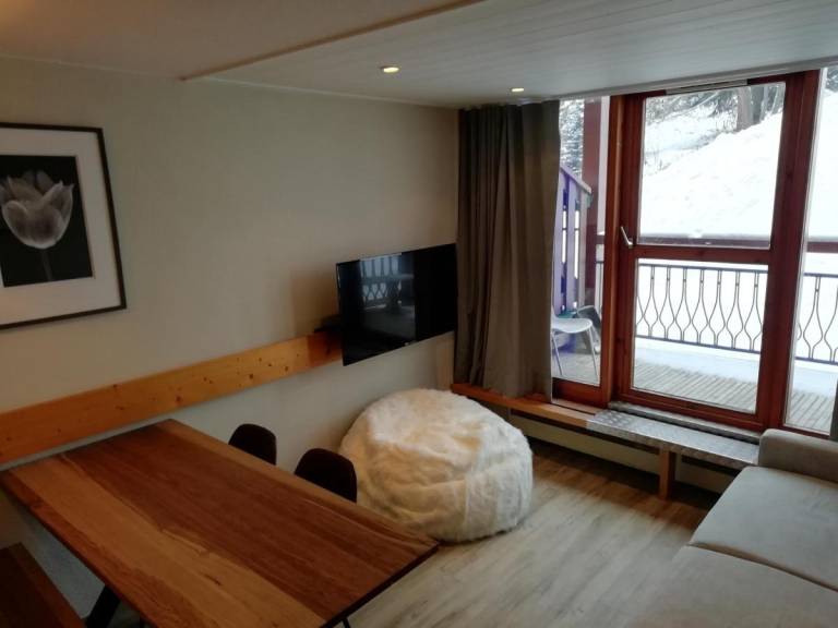 200m from resort center, 2nd floor, view mountain, tv, ski locker, 39m², Les Arcs — photo 4