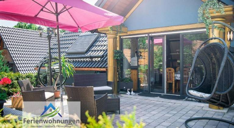 Rental apartment with barbeque, garden & terrace | Suitable for remote work | Pets allowed in Herrieden