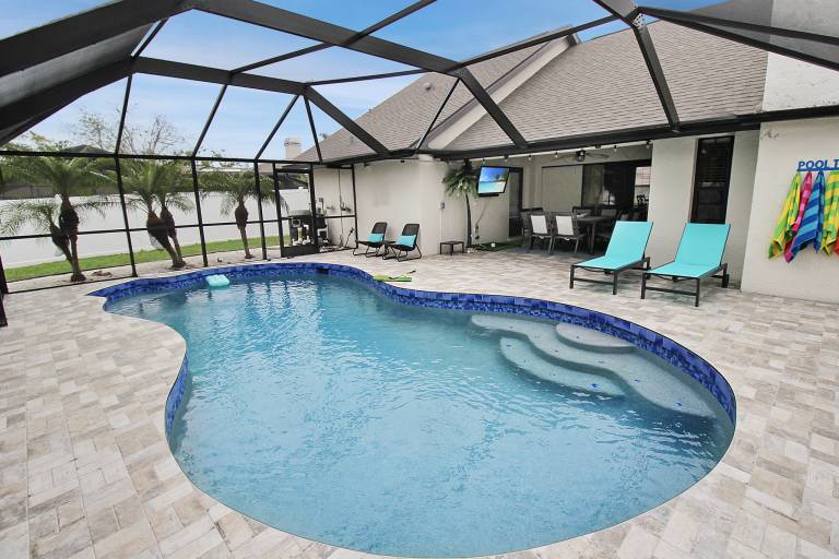 Vacation home with private pool & yard in Bradenton, FL