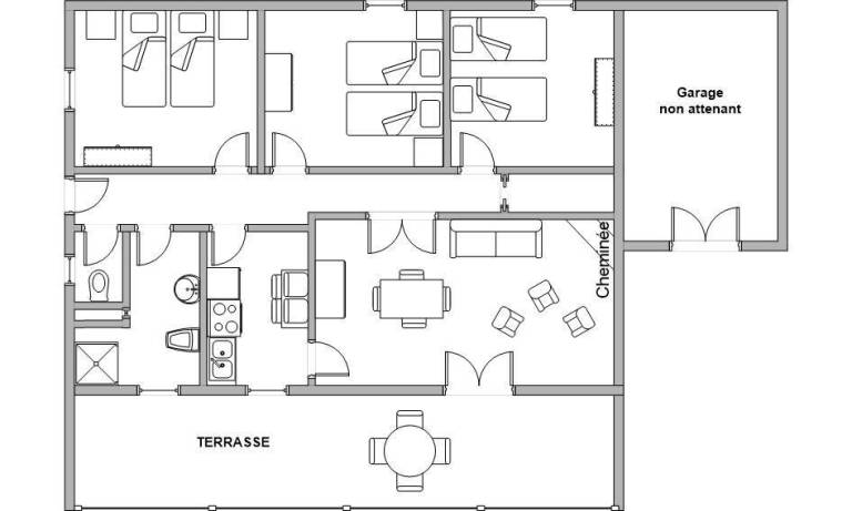 Fully equipped wonderful gite with yard, patio & grill | Pets allowed — photo 2
