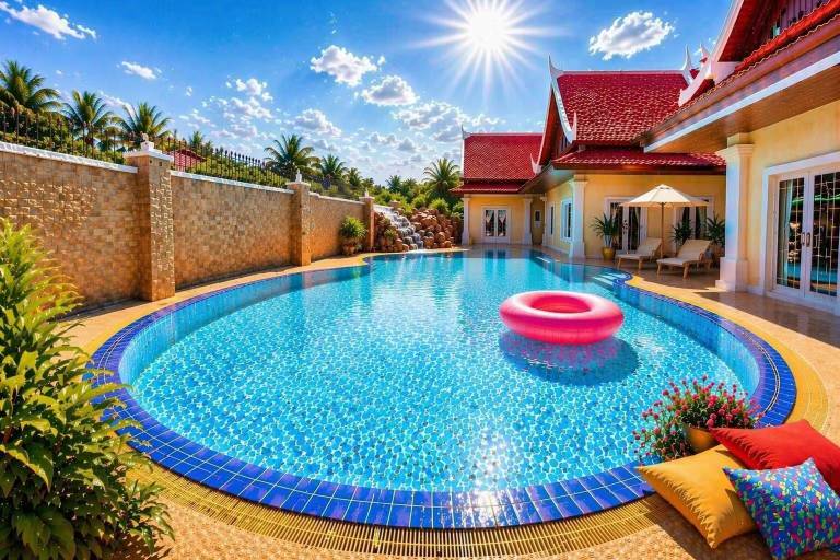 Villa with 5 rooms for 10 persons in Prachuap Khiri Khan