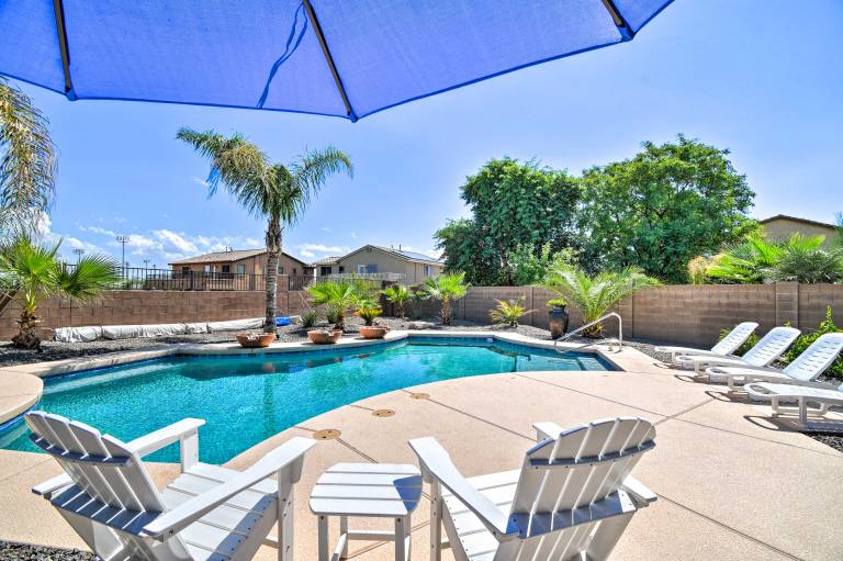 Walk to Surprise Stadium Villa w Covered Patio