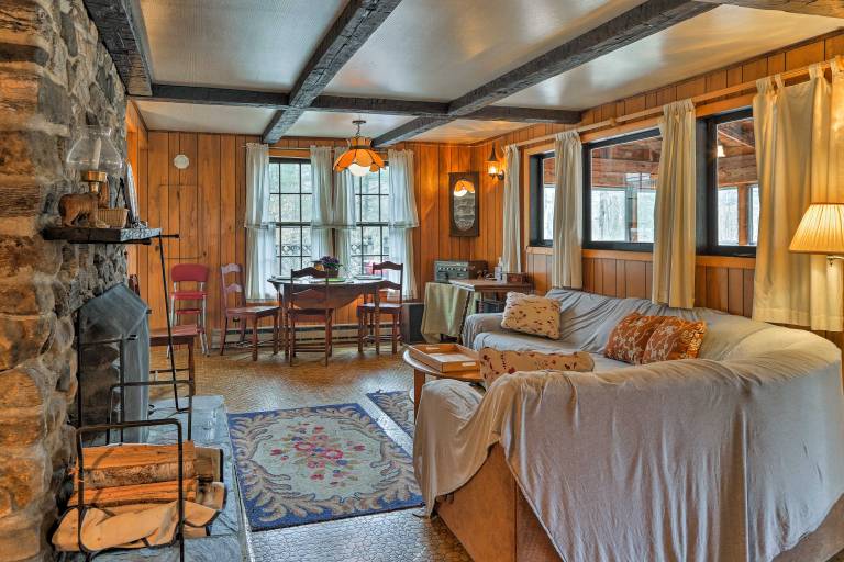 East Otis Reservoir Cabin w/ Porch - Walk to Lake! — photo 4