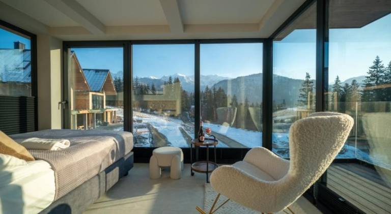 Apartment with sauna, patio & jacuzzi in Koscielisko