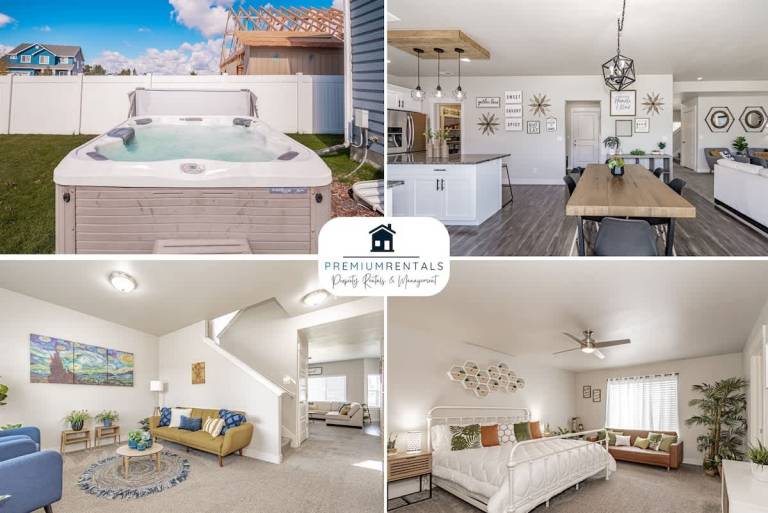 Family-oriented house with hot tub & garden | Dogs allowed in Rexburg, ID
