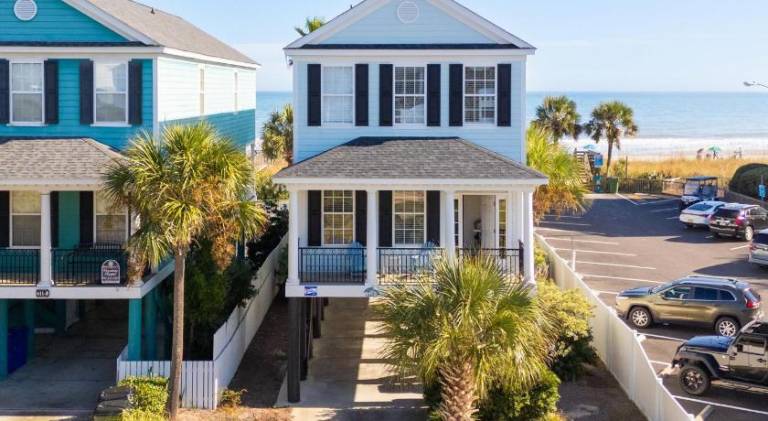 Vacation home with pool | Beach nearby | Pet-friendly in Garden City, SC