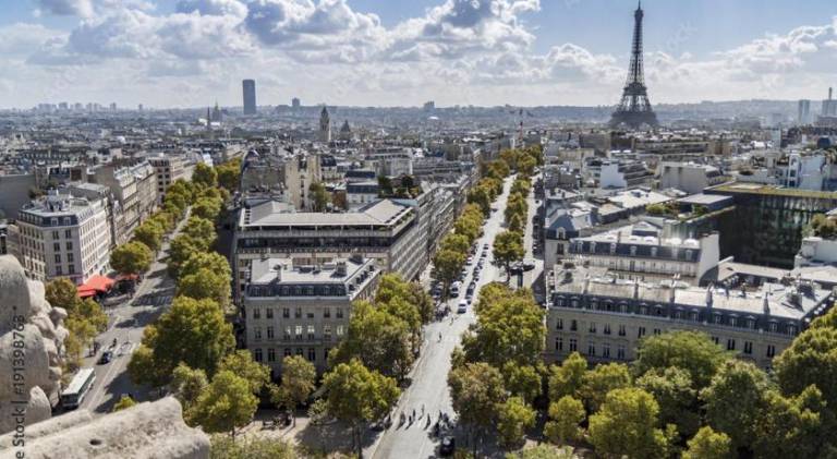 Penthouse champs elysees above 5 stars hotel berri champs elysees in Courbevoie