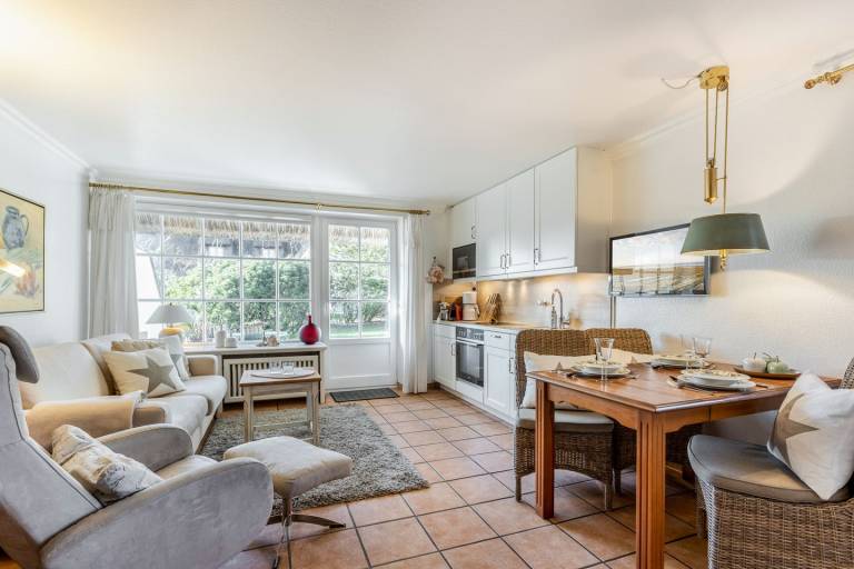 2-Raum Appartement unter Reet im Herzen von Keitum in Sylt