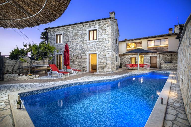 Ferienhaus in Orbanići, Kroatien für max. 8 Personen, Ferienhaus in Orbanići, Kroatien für max. 8 Personen,