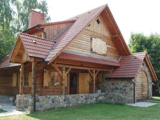 Ferienhaus in Niedźwiedzi Róg mit Garten, Grill und Terrasse