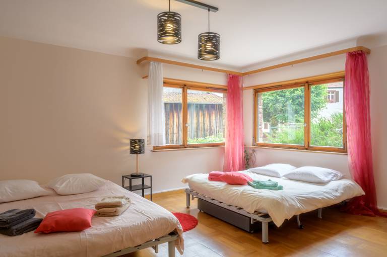 Children-friendly charming vacation home with barbeque & garden | Garden view | Pet-friendly in Thann