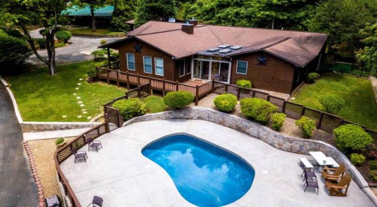 Vacation home with pool & hot tub in Pigeon Forge, TN