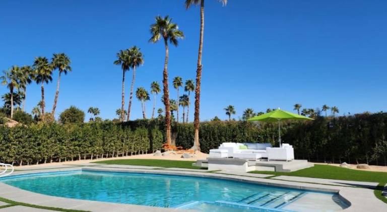 House with barbecue, private pool & jacuzzi | Perfect for remote work in Palm Springs, CA