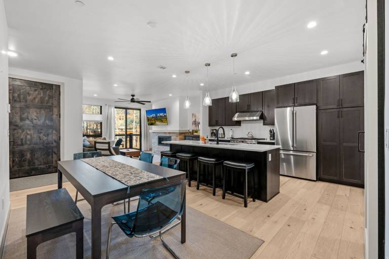 New Listing! Rooftop Haven Hot Tub, BBQ & Views of Buffalo Mountain — photo 4