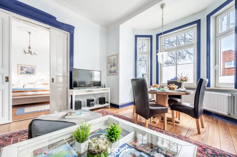 Villa Büsum Süderpiep- zentrale Ferienwohnung mit Terrasse und Garten — photo 4