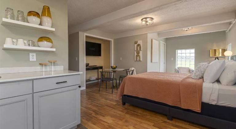Converted Historic Suite Full Kitchen, 3rd Flr in Carbondale, IL