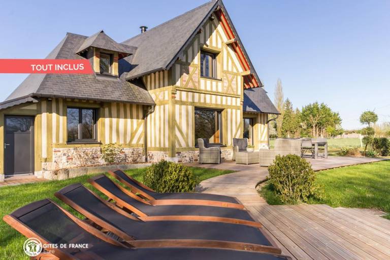 Ferienhaus in Épaignes, Cormeilles f&uuml;r max. 6 Personen am Atlantik