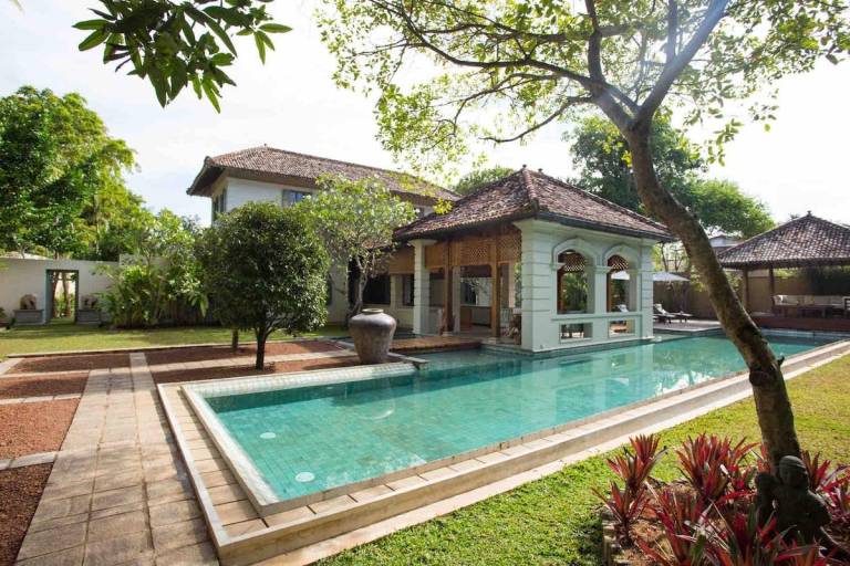 Villa with patio, yard & private pool | Suitable for remote work in Ahangama