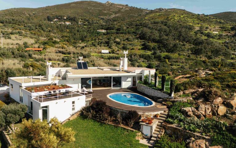 Ferienhaus mit Pool in Alcabideche, Atlantikküste f&uuml;r max. 8 Personen am Atlantik