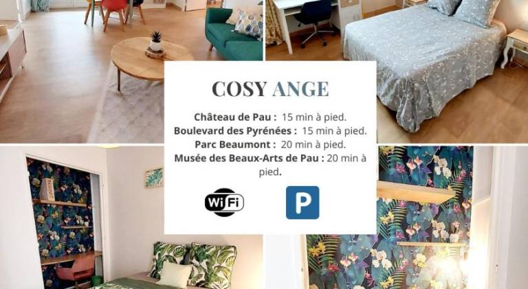 Holiday apartment with 3 rooms for 8 persons in Bizanos