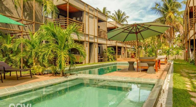 House with pool & garden in São Miguel dos Milagres