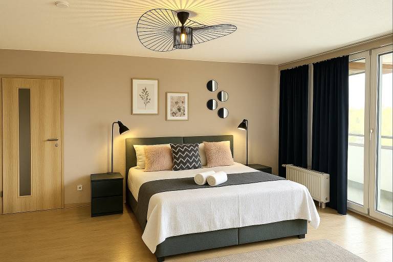Children-friendly rental apartment with sauna & pool | Mountain view | Pets are welcome in Bayreuth