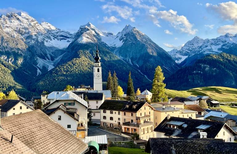 Ferienwohnung in Ftan, Scuol für max. 2 Personen