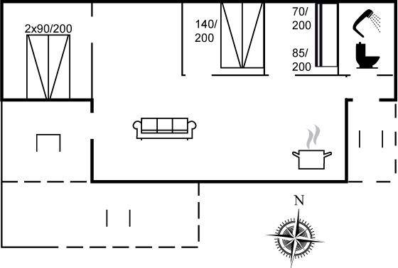 60 m² Ferienhaus ∙ 3 Schlafzimmer ∙ 6 Gäste – Bild 17