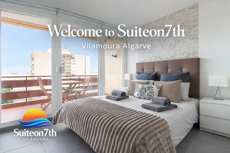 SuiteOn7th Vilamoura with Balcony, Wi-Fi, and Air Conditioning in Loulé