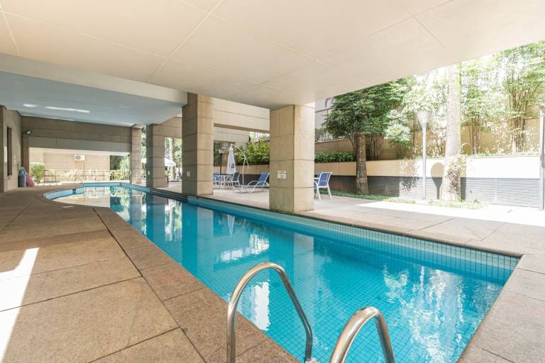 Studio com Academia e Sauna perto do Aeroporto