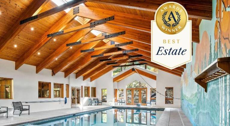 Luxury Mountain Estate w Indoor Pool Gym Hot Tub Near Keystone Sleeps 19 in Keystone, CO