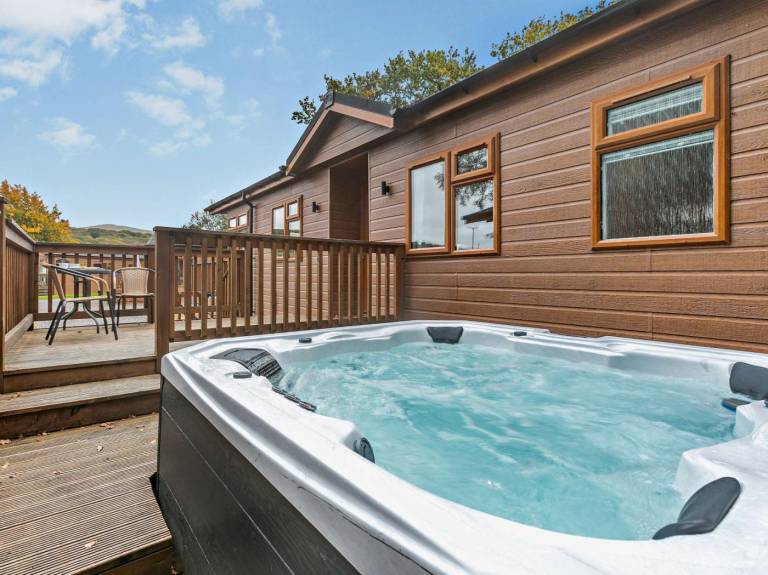 Lodge with garden, jacuzzi & patio — photo 2