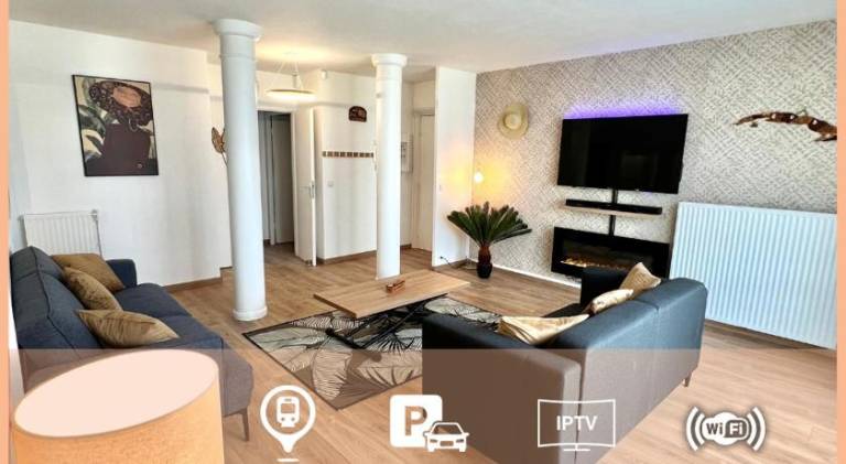 Apartment | Suitable for remote work in Cergy