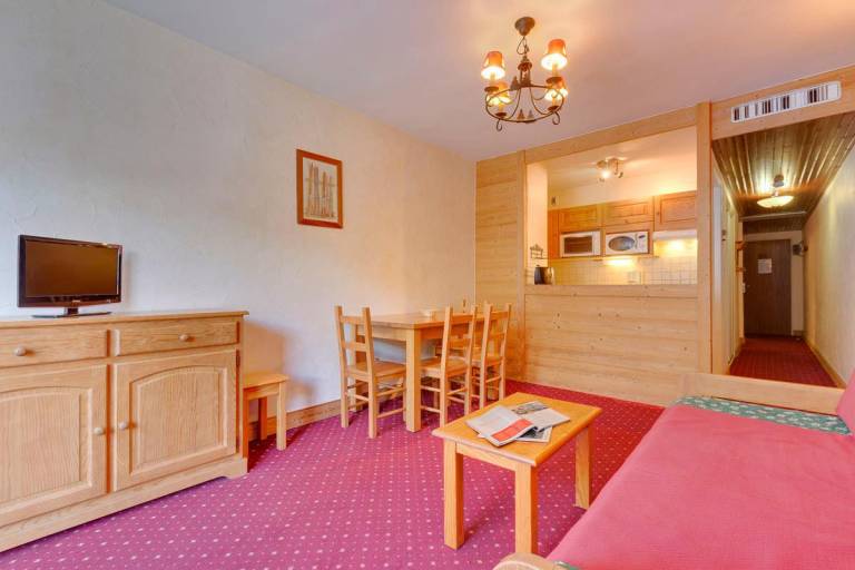 300m from shops, balcony, parking, tv, 35m², Les 2 Alpes in Les Deux Alpes