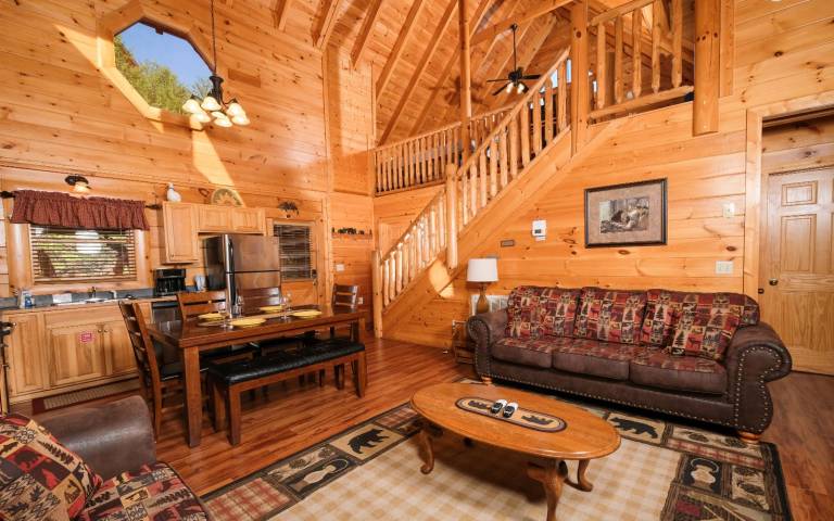 Cabin with jacuzzi, pool & grill | Mountain view — photo 5