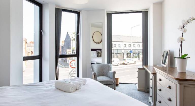 Luxury 2BR apartments by Luxus Fully Equipped Kitchen, Ormeau Park in Belfast