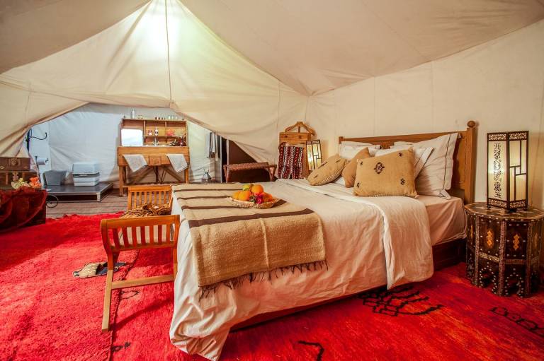 Luxury Camping Tent in the Erg Chigaga Dunes of the Sahara Desert, Morocco — photo 4