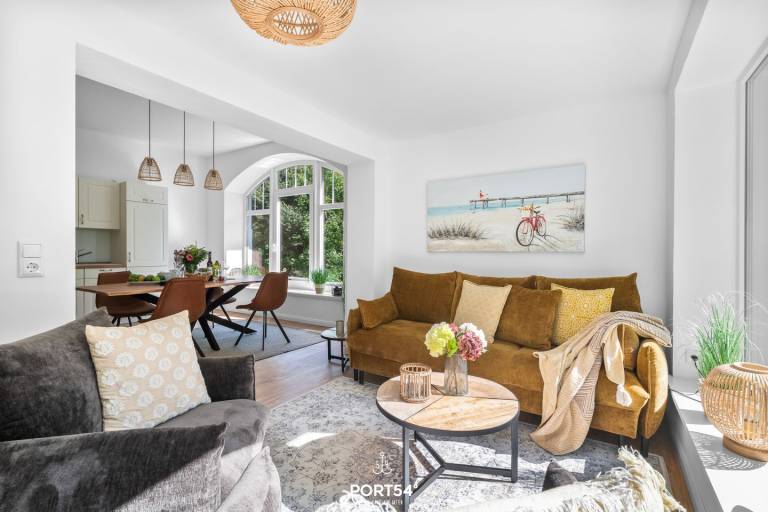 Auster- exklusive Einrichtung auf 120 m² mit Terrasse und Strandkorb — photo 2