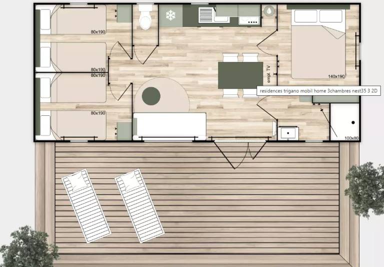 Mobil-home Long