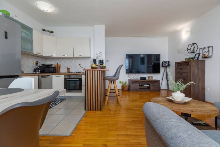 Three bedroom apartment with terrace and sea view Duće, Omiš (A-4663-b) — photo 4