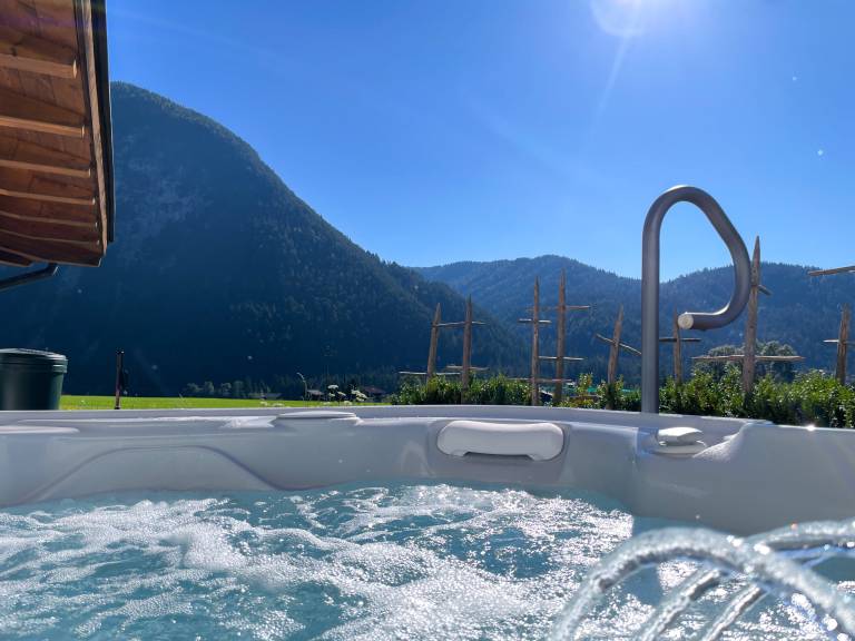 Vacation home with grill, patio & hot tub in See