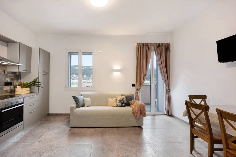 Holiday Apartment "Antichi Ricordi - Il Nido" with 2 Balconies, Shared Pool & Wi-Fi in Laigueglia