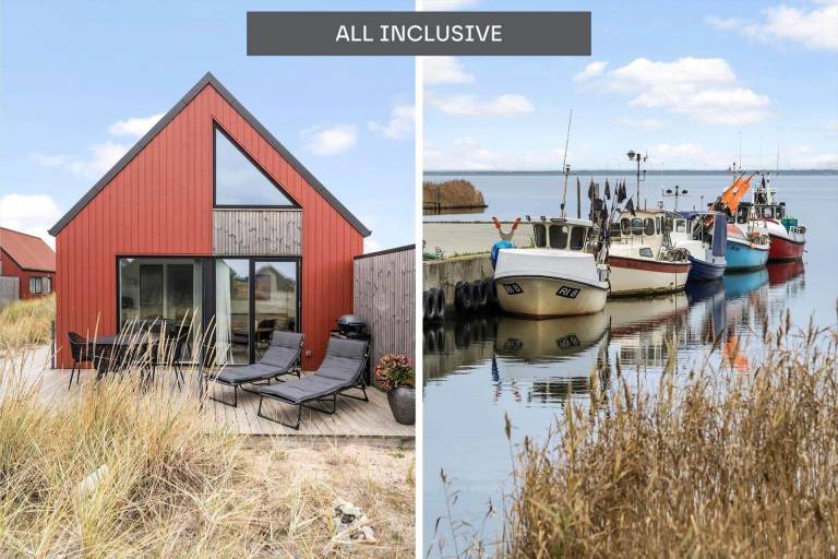 Vacation home with terrace, grill & garden in Hvide Sande