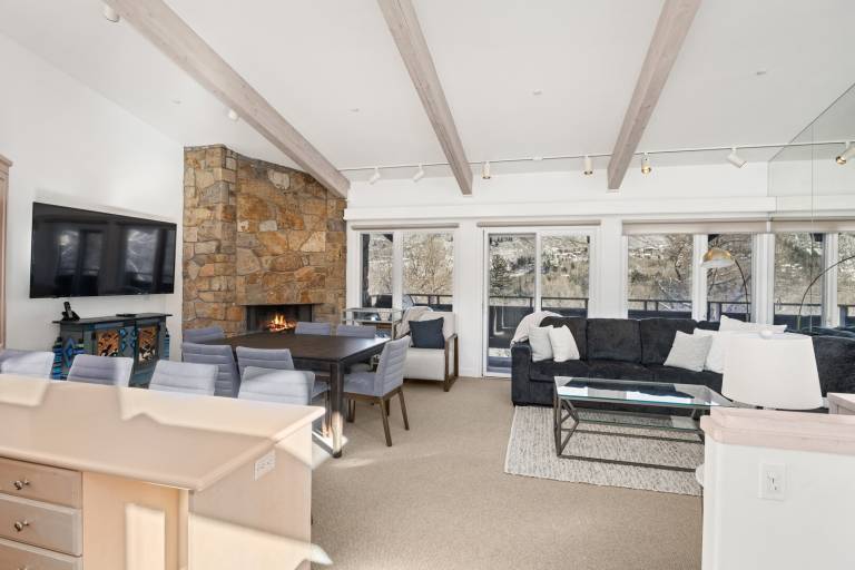 Children-friendly lovely condo with private pool & patio | Ski nearby | Pet-friendly in Aspen, CO